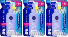 [US Seller]Nivea Sun Protect Super Water Gel SPF50 PA +++ 4.22flozRefill PackOf3