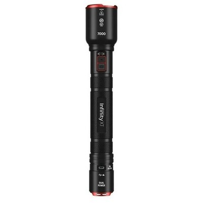 Infinity X1 7000L Dual Power Rechargeable Flashlight 7000 Lumens Free Shipping