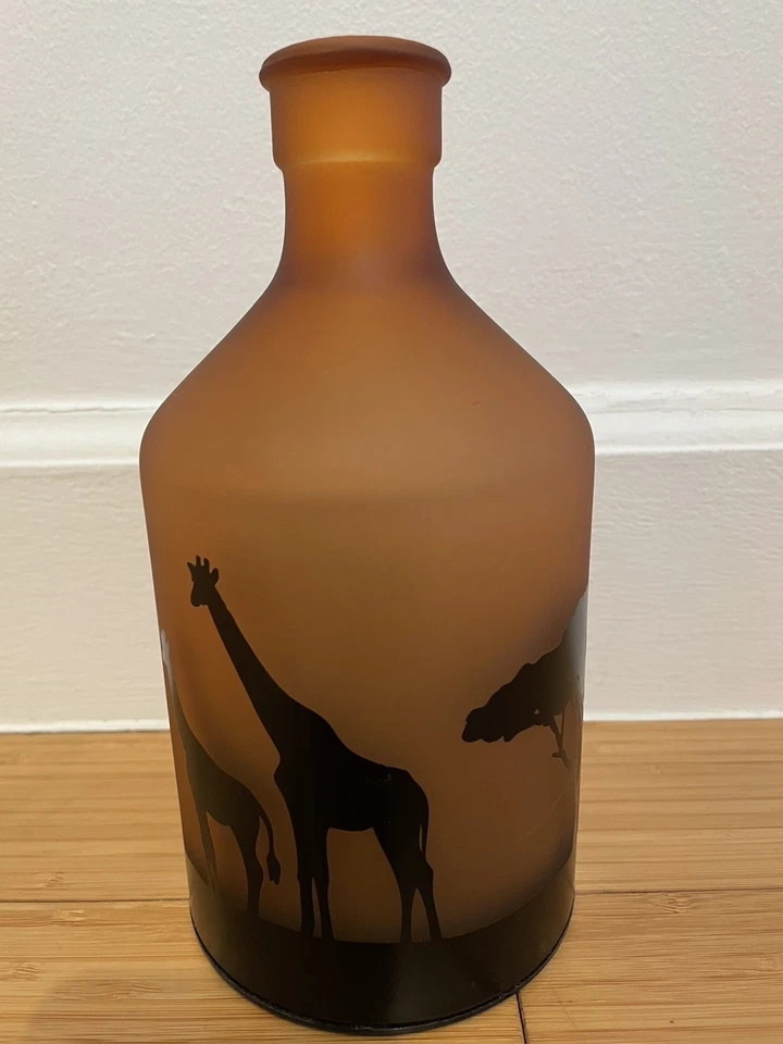 Cordless Bottle Lamp with fantastic gradient light &animal print (Orange) - Image 3 of 4