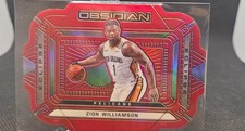 2020-21 Panini Obsidian - Eclipse Zion Williamson #27 Electric Etch Red Flood