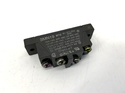 New Micro Switch 3MN19 Limit Switch Snap Action 1NO 1NC 15A 600VAC - No Box