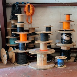Corning FREEDM ONE Single Mode 12F Fiber Optic Cable Spool Random Lot dif sizes