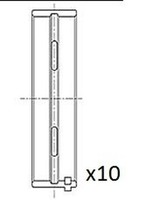 FAI AutoParts BM1025-STD Kurbelwellenlager FüR Alfa Romeo Fiat Opel Saab