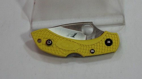 NEW Unused Numbered C28PYL2 SPYDERCO Dragonfly 2 Salt Model Folding Knife - 第 1/9 張圖片