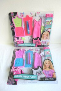 barbie diy fashion design plates