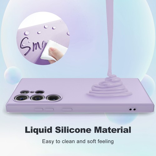 Für Samsung Galaxy S24/S24+/S24 Ultra Flüssig Silikon Hülle Weich Slim Handy Cover - Bild 63 von 65