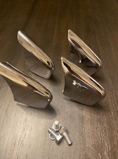 1960 Chevy Impala Bel Air Biscayne El Camino Front Rear Bumper Guards Set 4pcs