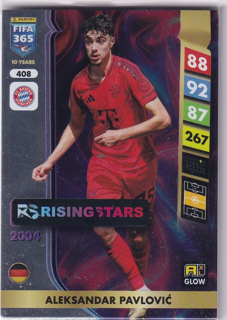 Panini Adrenalyn XL FIFA 365 2025 No. 408 Aleksandar Pavlovic