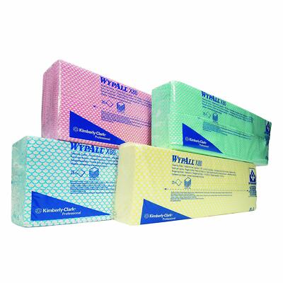 Kimberly Clark KC Wypall  X80 Wischtücher, Interfold 250 Tücher (10 x 25 Stück)