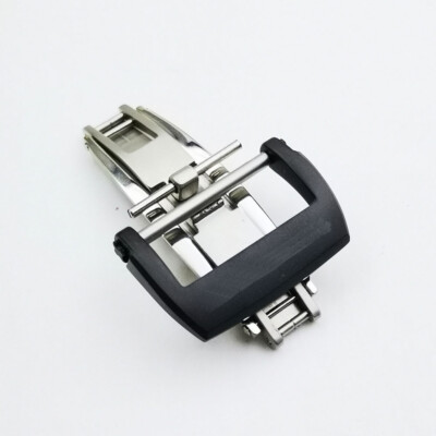 20mm Black Brushed Folding Clasp 