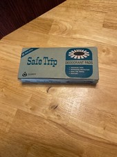Safe Trip Deodorant Pads Vintage Feminine Celebrity USA Style W 1012