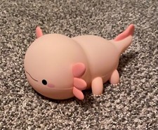 Cute Axolotl Night Light - Touch Control, USB Rechargeable Lamp for Kids
