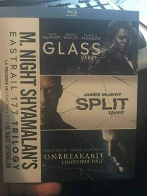 M Night Shyamalans EASTRAIL 177 TRILOGY GlassSplitUnbreakable BLU- - GOOD