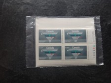 canada set of 4 inscription corner blocks of 4 scott #1214 mint never hinged