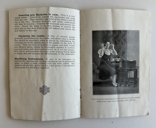 Overbeck’s Rejuvenator Popular Model Directions for Use (SC pamphlet ~ 1930s) - Picture 7 of 8