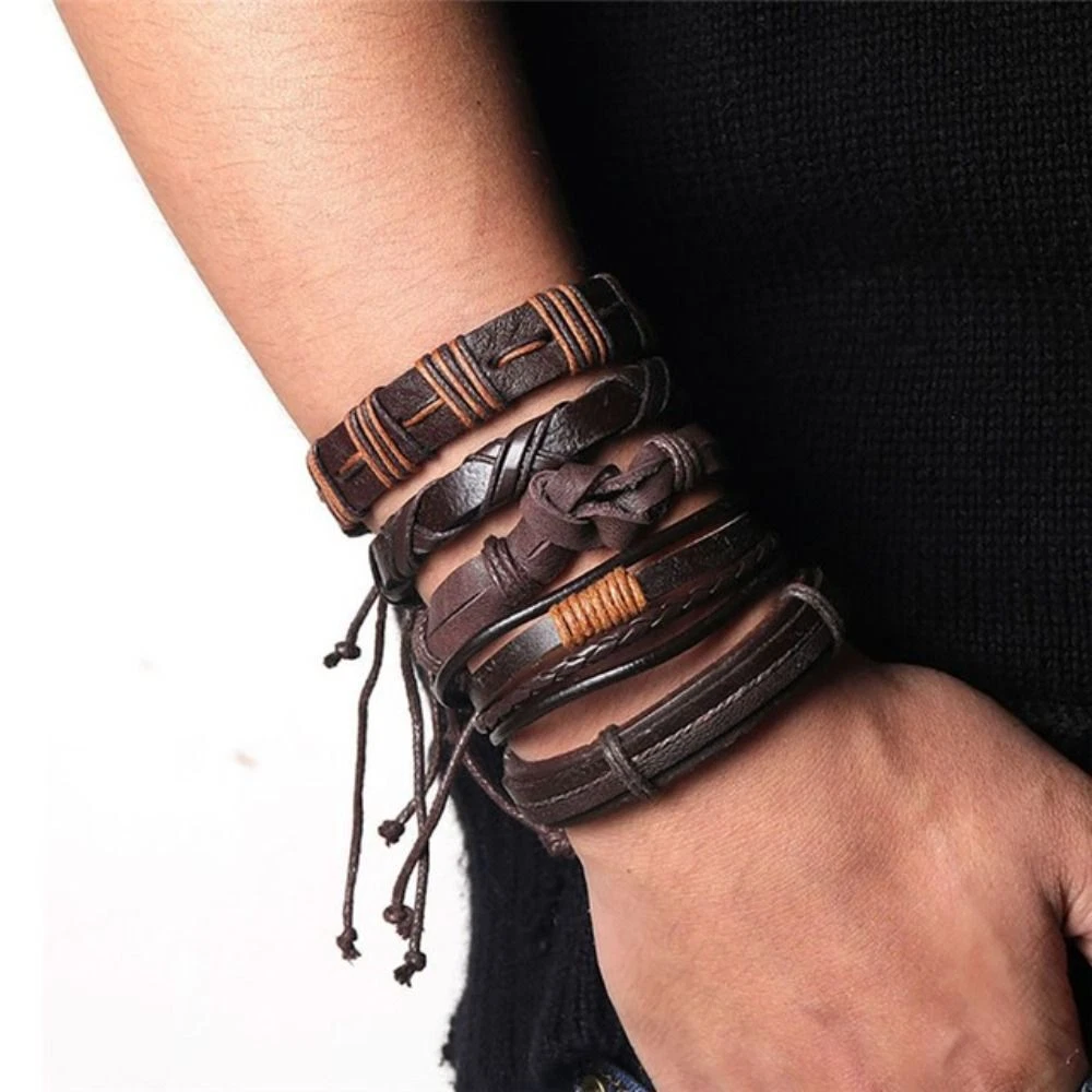 Leather bracelet designs deals