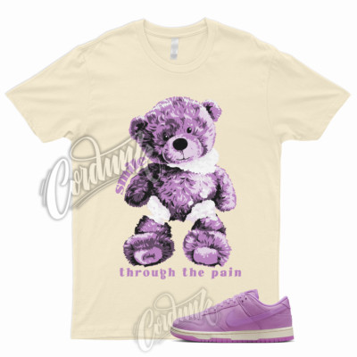SMILE T Shirt to Match Dunk Low Rush Fuchsia Pink Premium Pale Ivory MF WMNS 1