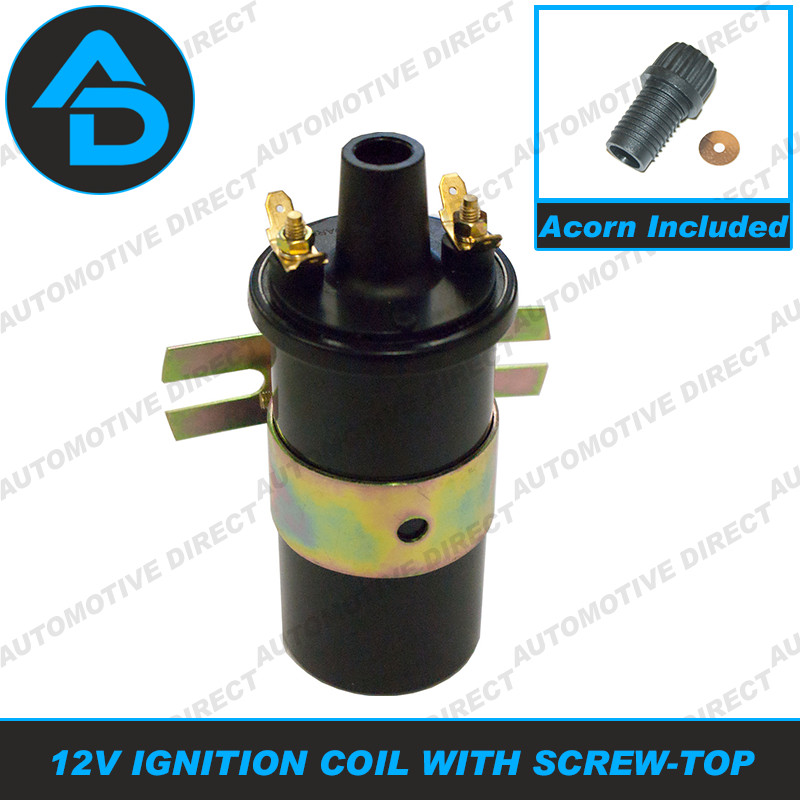 Classic Car Ignition Coil for MG, AUSTIN, VW BEETLE, ROVER, Premium 12V Coil