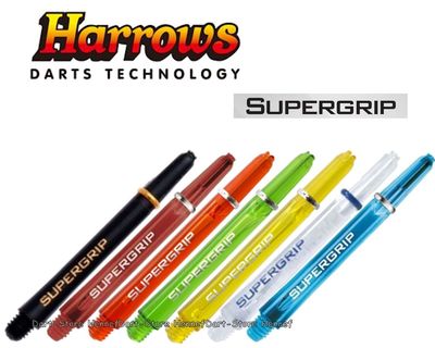 6 Shafts Harrows SUPERGRIP - Länge und Farbe wählbar