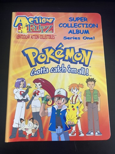 1999 POKEMON Action Flipz Super Collection Album Series One Book - 132 Stickers - Picture 1 of 14