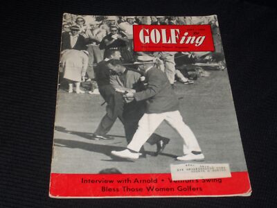 1960 MAY GOLFING MAGAZINE - ARNOLD PALMER NICE FRONT COVER - E 337