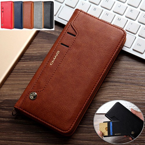 For iPhone 16E 14 13 12 15 17 Pro Max Luxury Leather Flip Wallet Crad Case Cover - Picture 10 of 32