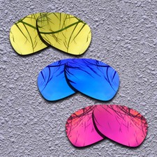 Golden Violet Purple Red Replacement Lenses For-Oakley Feedback OO4079 Polarized
