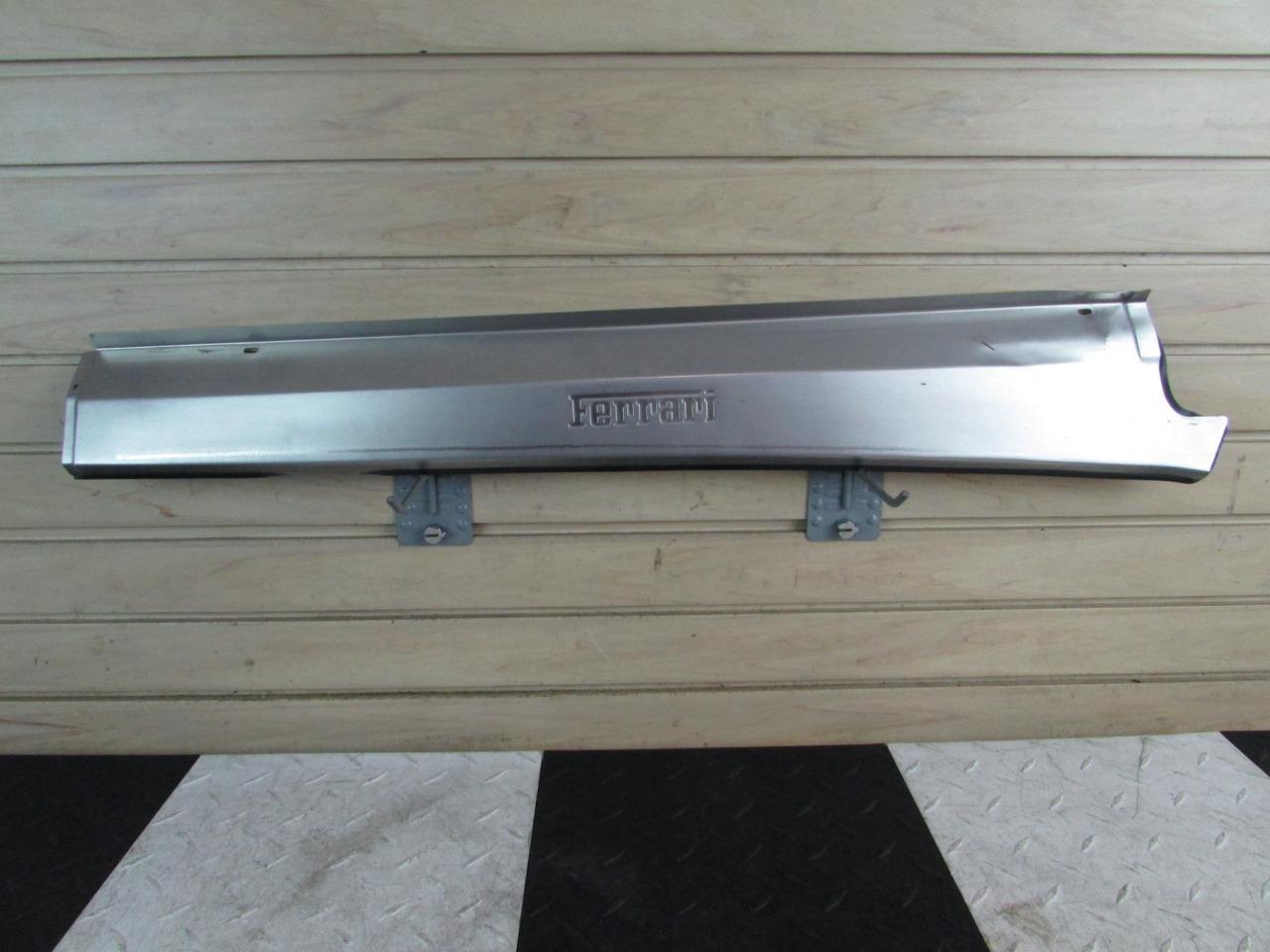 Ferrari 360 Spider Modena - Right Kick Plate Stainless Steel w/ Rubber Profile