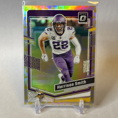 2023 Donruss Optic Harrison Smith Silver Holo Flexing Emoji 98/149 #123 Vikings