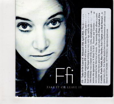 (HC782) Ffi, Take It Or Leave It - 2016 CD