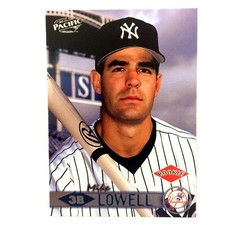 Mike Lowell 1999 Pacific Rookie Card #296 MLB New York Yankees Red Sox Marlins. rookie card picture