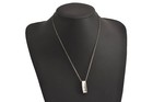Authentic TIFFANY & Co. 1837 Oval Loop Pendant Necklace Silver 5554M