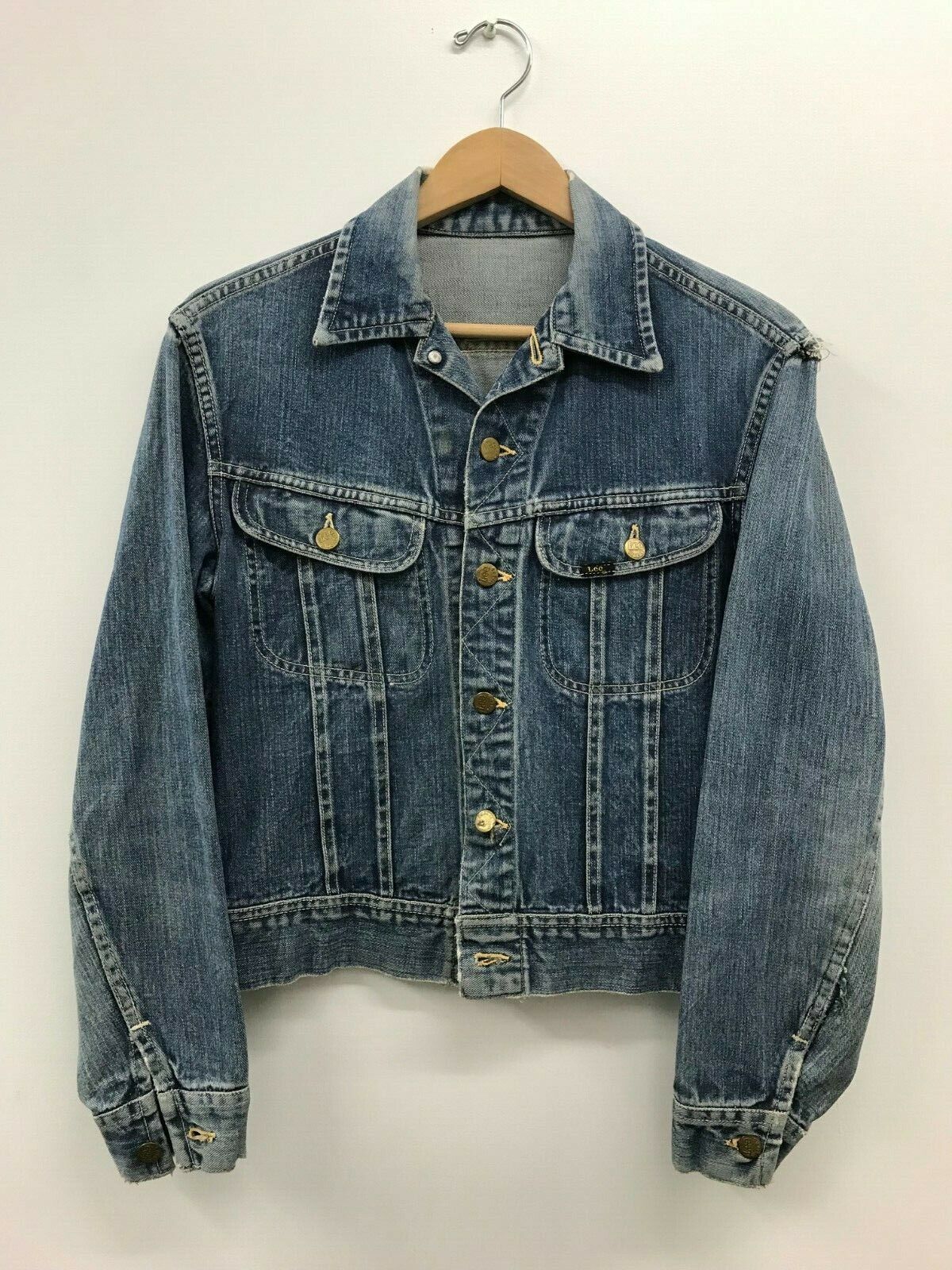 Vintage Lee 101-J Denim Jacket 1950's Red Tag Size:38 e3 | eBay