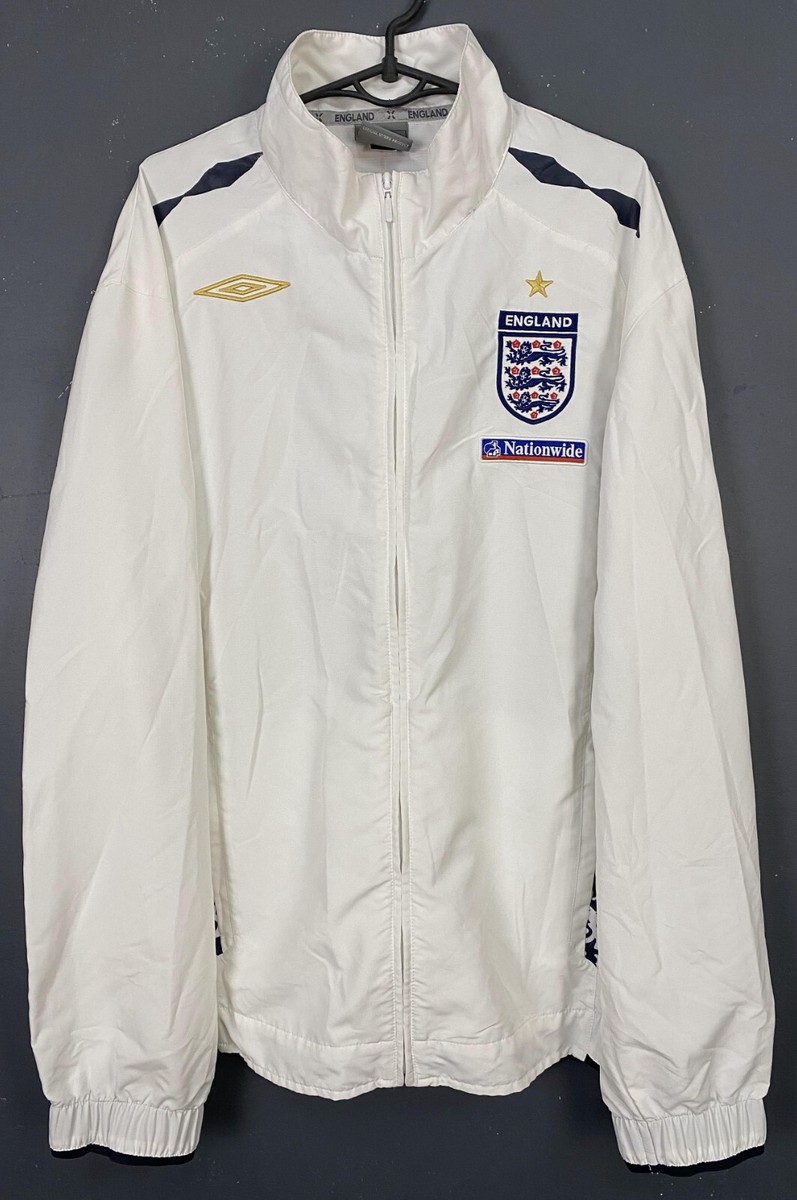 MEN'S ENGLAND NATIONAL TEAM 2007/2009 TRACK JACKET SOCCER FOOTBALL