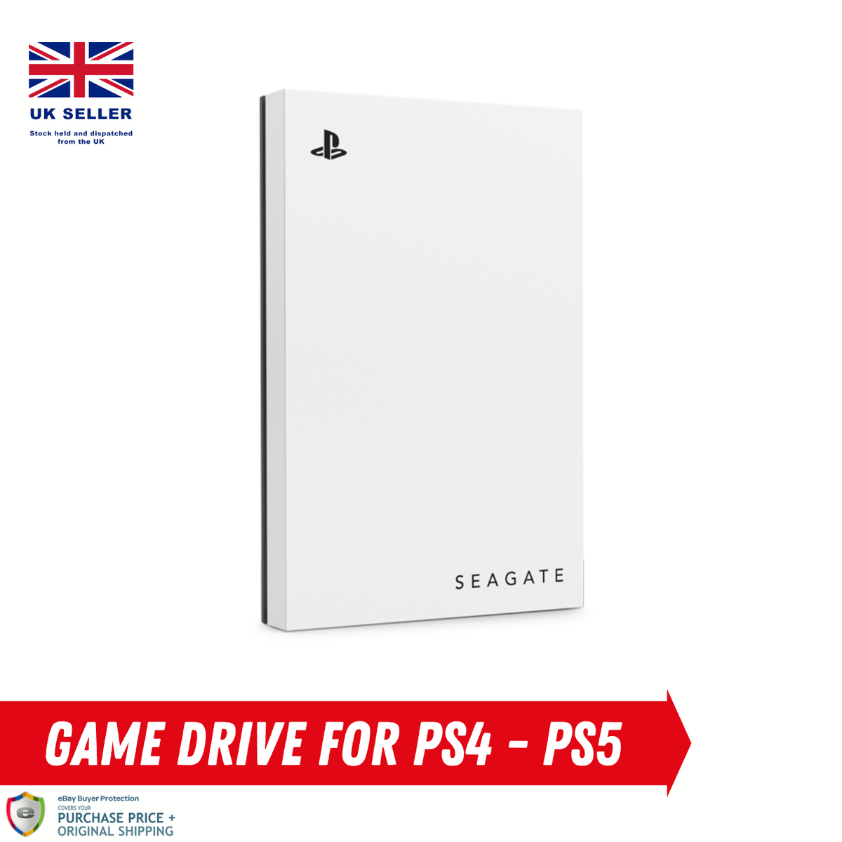 NEW Seagate 2TB Game Drive – Portable External HDD for PlayStation
