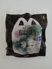 2022 McDonald's Marvel Black Panther Wakanda Forever 3 Nakia Happy Meal Toy