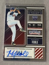 MASON FEOLE 2018 USA Baseball Contenders /99 Auto Padres