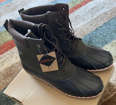 Weatherproof Vintage Adam II Duck Boots Mens 13M OliveFaux  display picture 1
