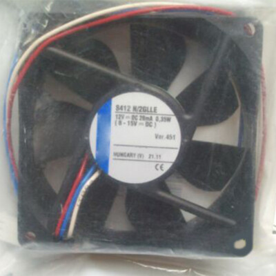80*80*25mm 8025 3 Wire 8412 N/2GLLE Cooling Fan