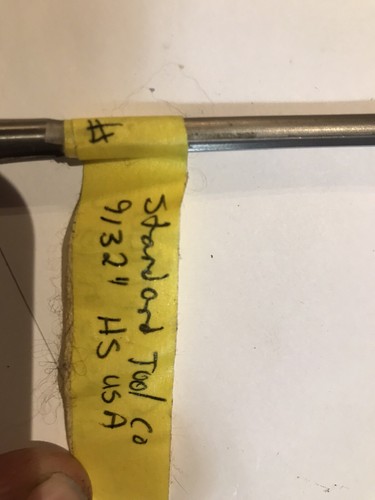 Standard Tool Co Reamer Bit 9/32 Straight 2 Flute Stock #0517 - Picture 9 of 11