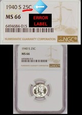 MS 66 Graded 1940 Year Mercury Dimes (1916-1945) for sale | eBay