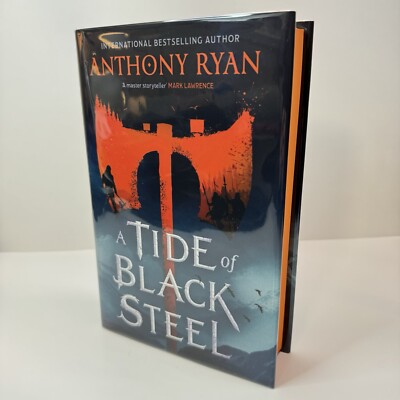 A Tide Of Black Steel Anthony Ryan Signed Numbered 479/500 Special Edition Bk 1