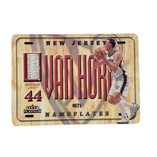 Keith Van Horn 2001/00 Fleer Platinum Nameplates 2 Color Patch