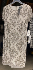 Adrianna Papell short fully beaded dress size 6