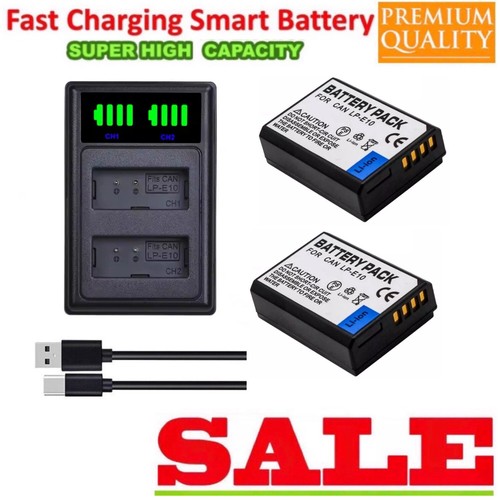 ENEGON LP-E10 USB-C Direct Rechargeable Replacement