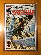 Web of Spider-Man #3 1985 NM+ BYRNE Cvr SIMONSON Bk Sent w/ Hard Plastic Sleeve