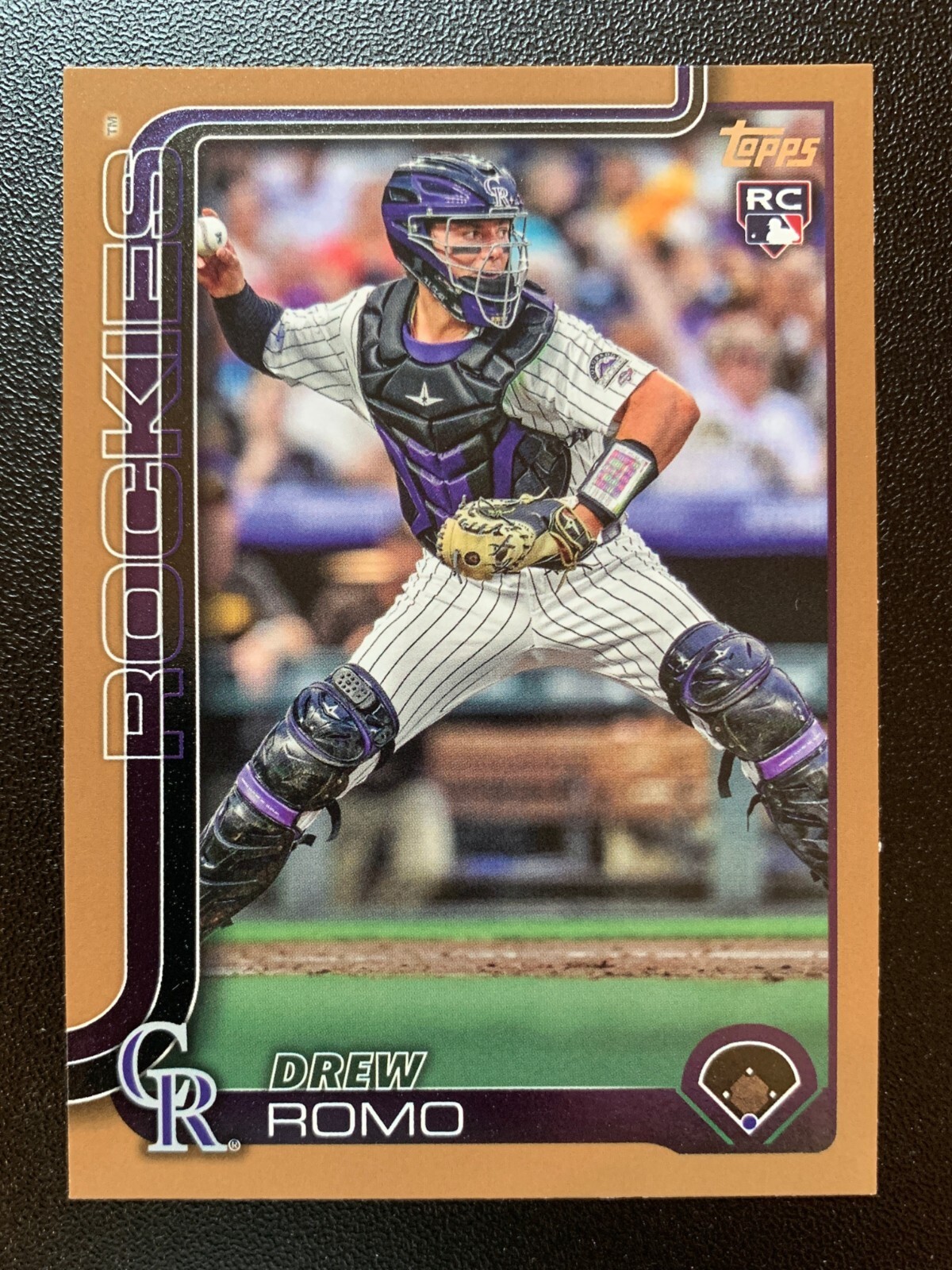 2025 Topps Drew Romo RC #296 Gold /2025 – Rockies Rookie Parallel SP