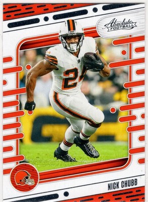 2024 Panini Absolute Football Nick Chubb No. 23 Cleveland Browns