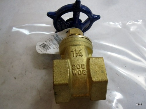 Homewerks 1-1/4 in. FIP Brass Gate Valve Mfr# 170-2-114