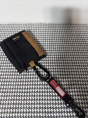 Rough Enough Outdoor Equipment Men Canvas Trifold Cordura Fabric Wallet Black